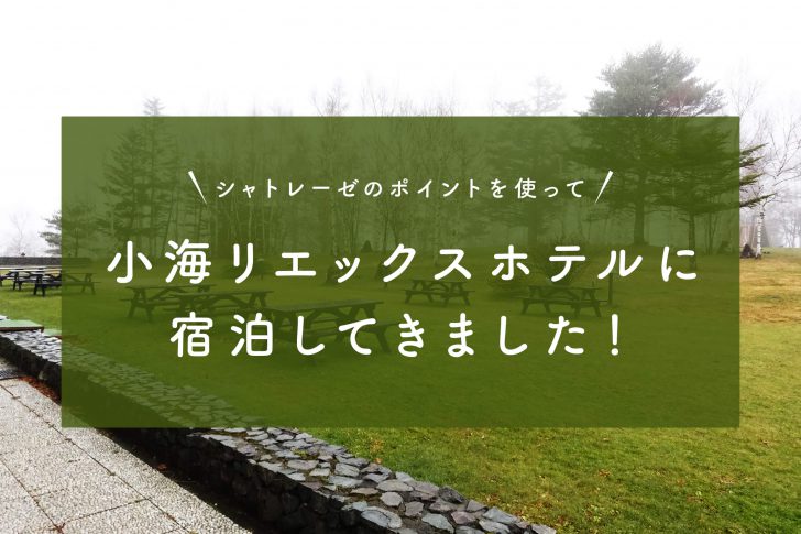 続編 シャトレーゼ学園の森店で貯めたポイントで 小海リエックスホテル に宿泊して来ました つくばライフにあこがれて